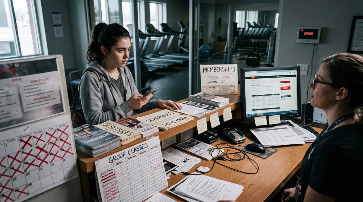 Fitnessstudio-Website: 5 Fehler, die Mitglieder kosten